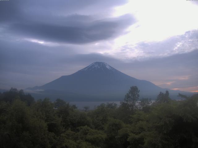 山中湖からの富士山