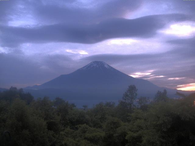 山中湖からの富士山