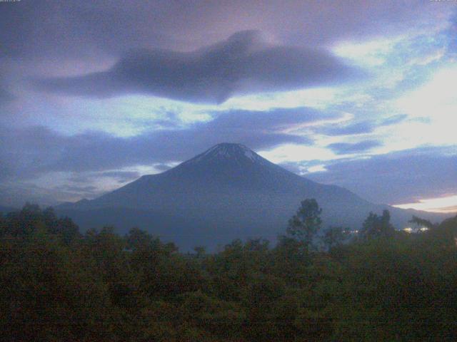 山中湖からの富士山