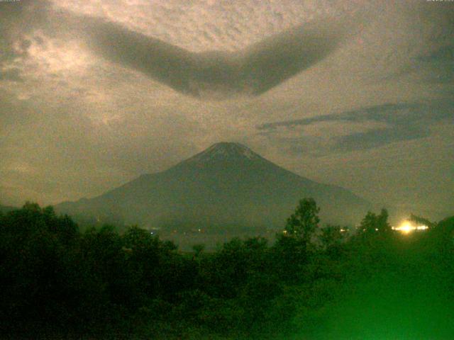 山中湖からの富士山
