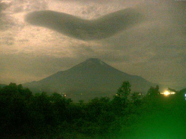 山中湖からの富士山
