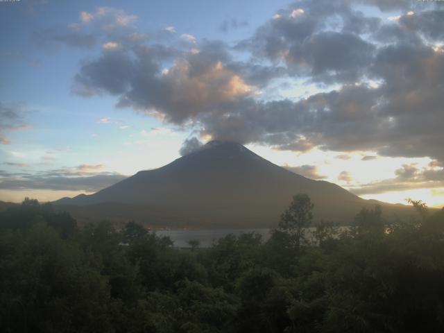 山中湖からの富士山