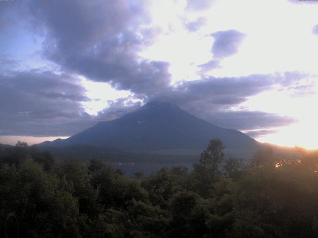 山中湖からの富士山