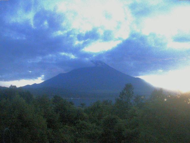 山中湖からの富士山