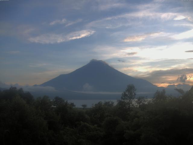 山中湖からの富士山
