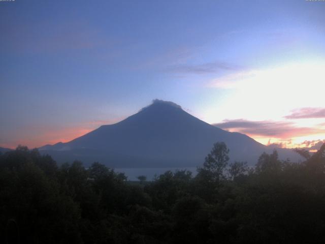 山中湖からの富士山