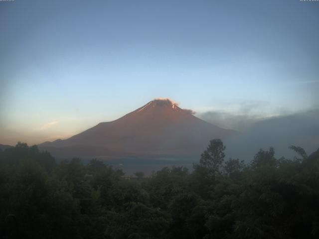山中湖からの富士山