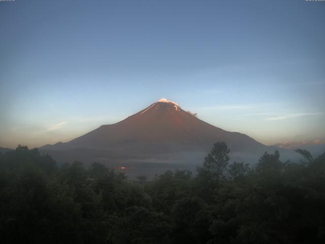 山中湖からの富士山