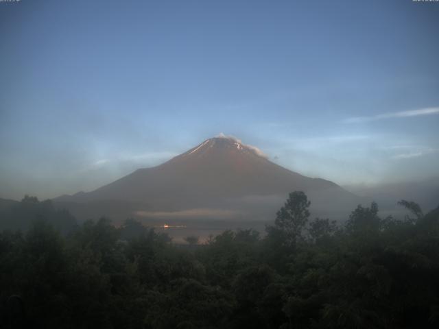 山中湖からの富士山