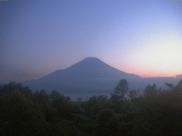 山中湖からの富士山