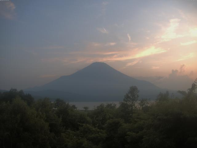 山中湖からの富士山