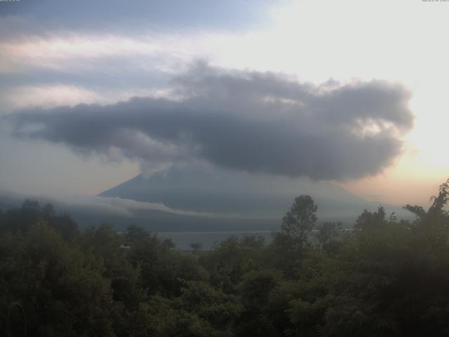 山中湖からの富士山