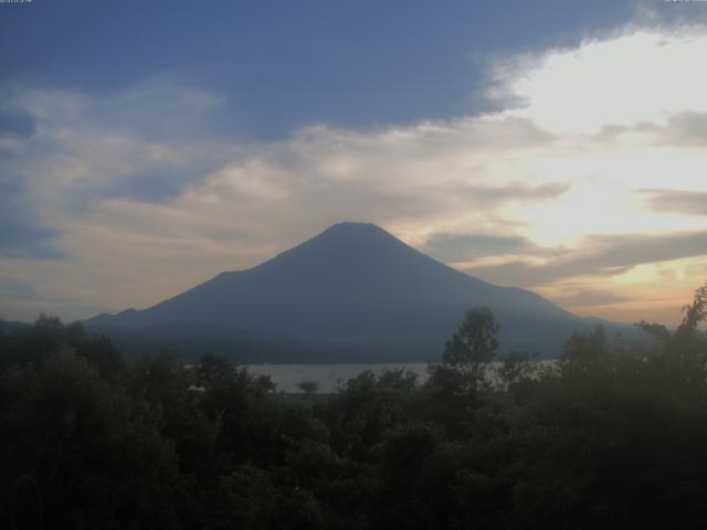 山中湖からの富士山