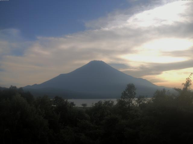 山中湖からの富士山