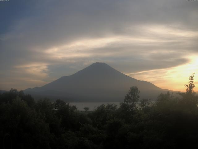 山中湖からの富士山