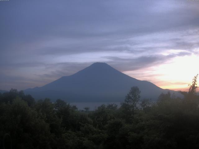 山中湖からの富士山