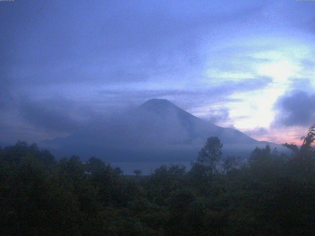 山中湖からの富士山