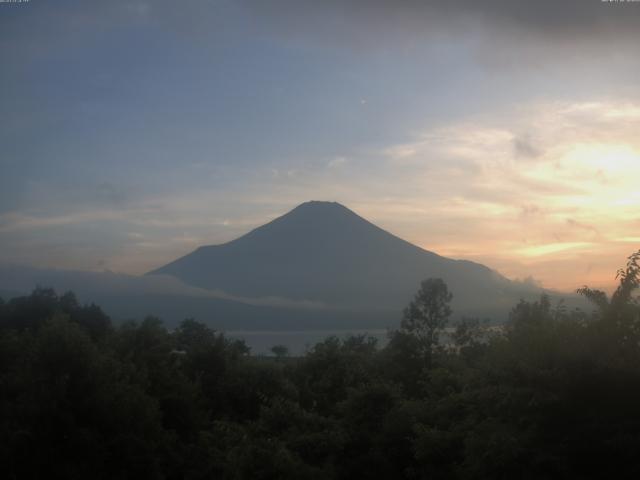 山中湖からの富士山