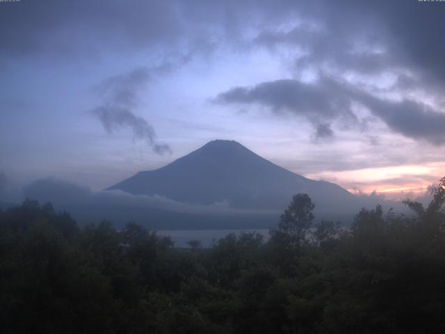 山中湖からの富士山