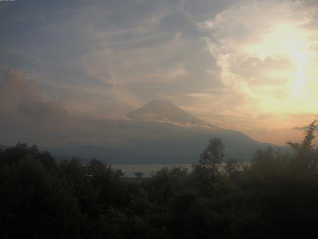 山中湖からの富士山
