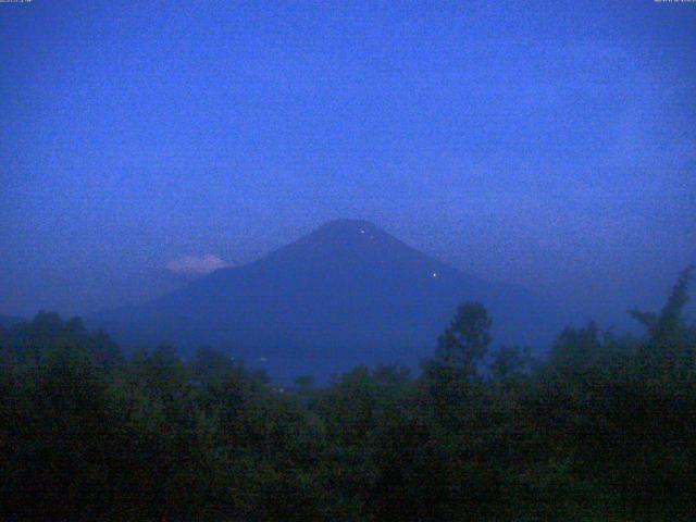 山中湖からの富士山