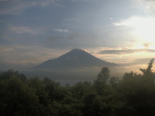 山中湖からの富士山