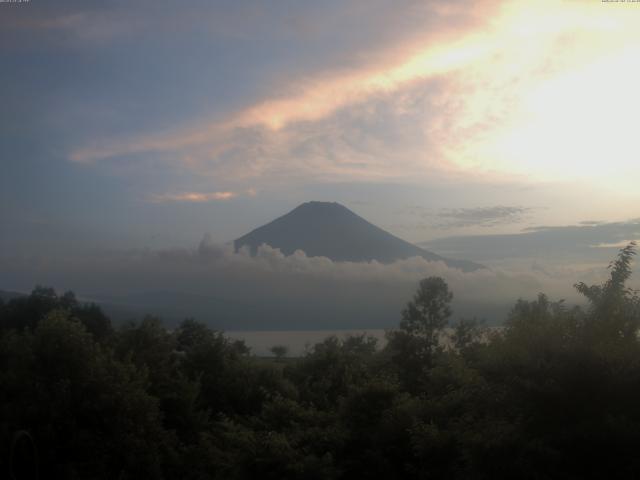山中湖からの富士山