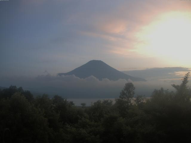 山中湖からの富士山
