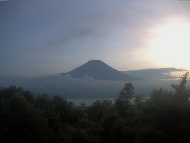 山中湖からの富士山