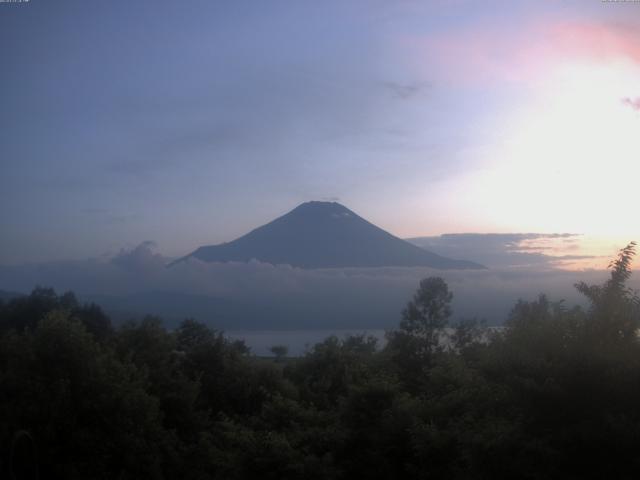 山中湖からの富士山