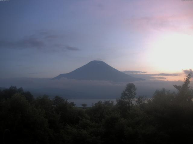 山中湖からの富士山