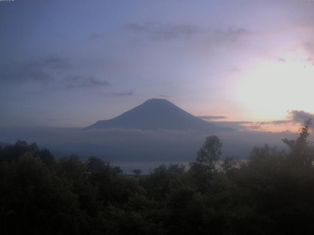 山中湖からの富士山