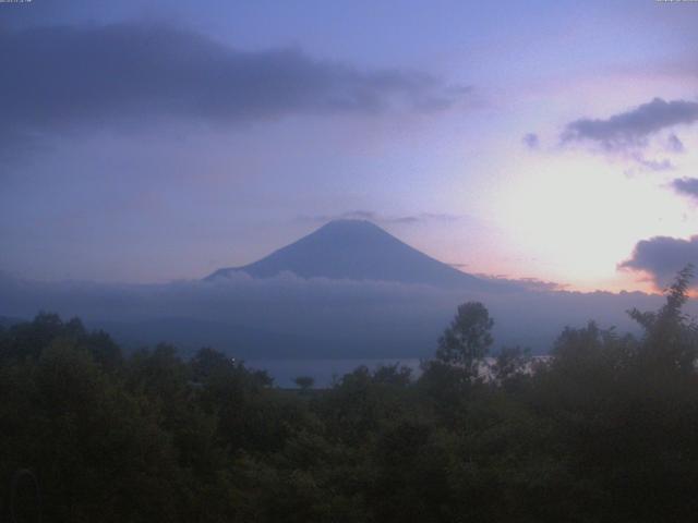 山中湖からの富士山