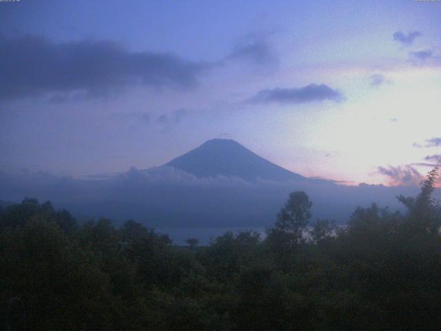 山中湖からの富士山