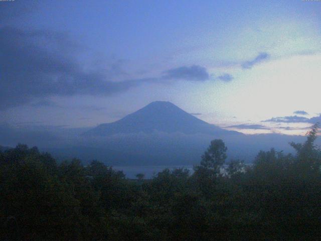山中湖からの富士山