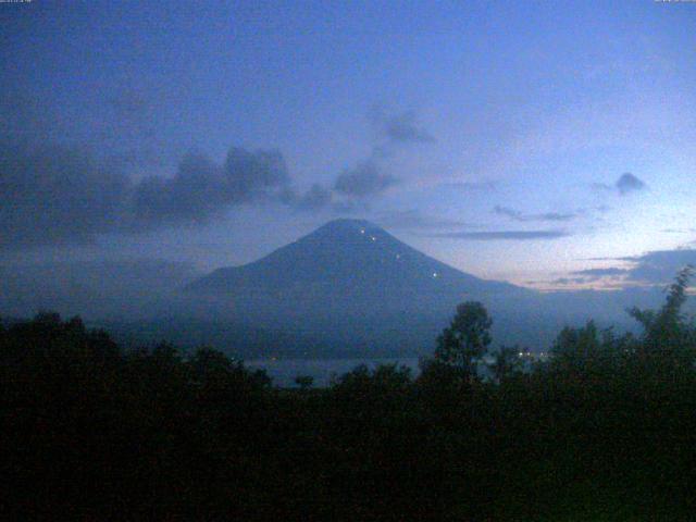 山中湖からの富士山