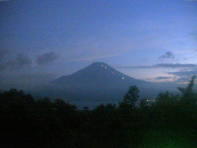 山中湖からの富士山