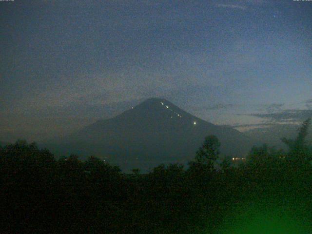 山中湖からの富士山