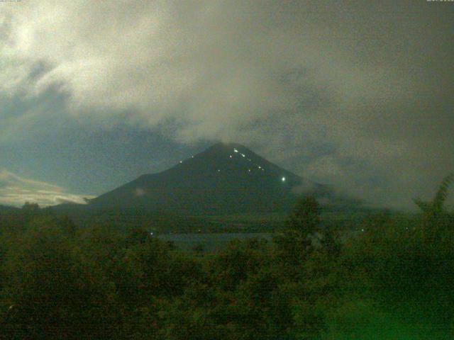 山中湖からの富士山
