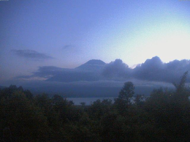 山中湖からの富士山