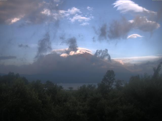 山中湖からの富士山