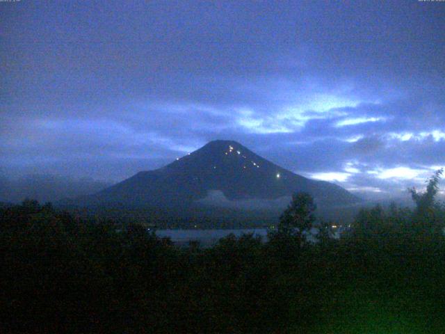 山中湖からの富士山