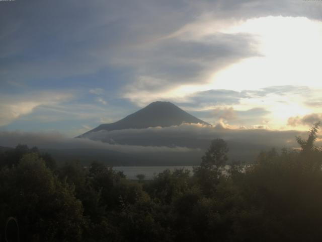 山中湖からの富士山
