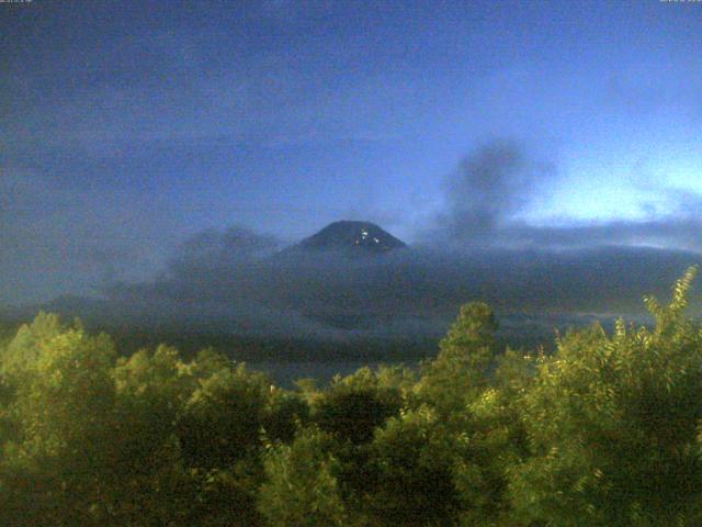 山中湖からの富士山