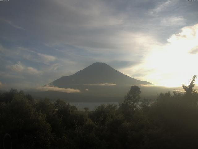 山中湖からの富士山