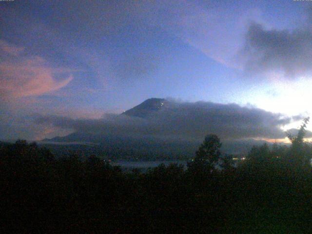 山中湖からの富士山