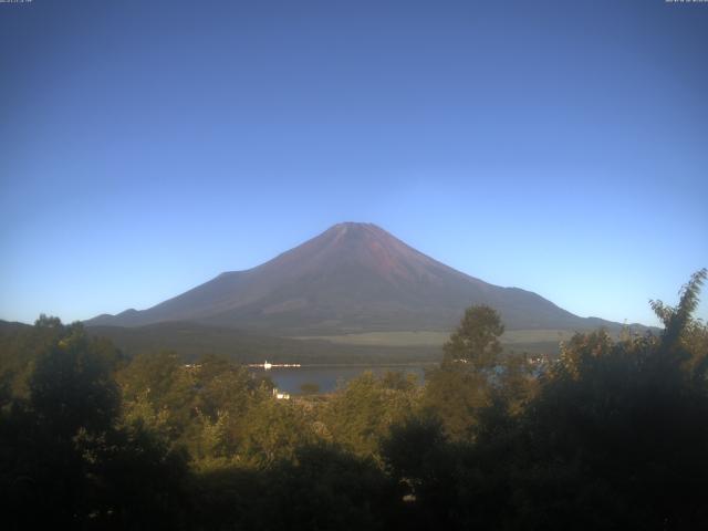 山中湖からの富士山