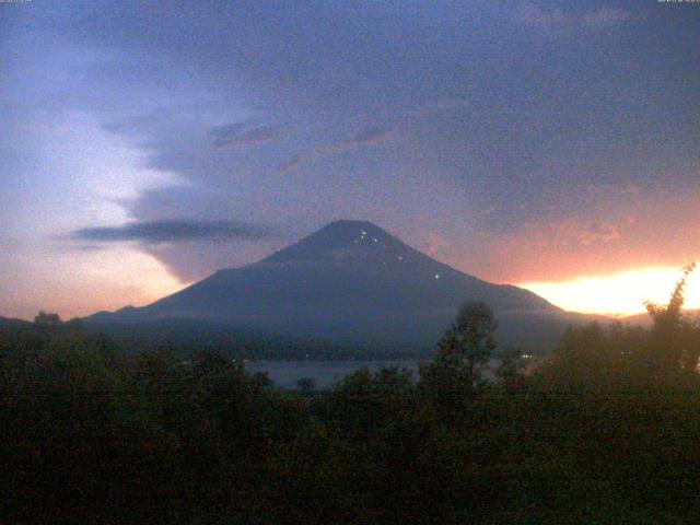 山中湖からの富士山