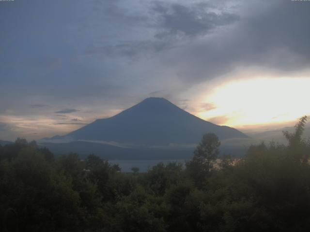 山中湖からの富士山