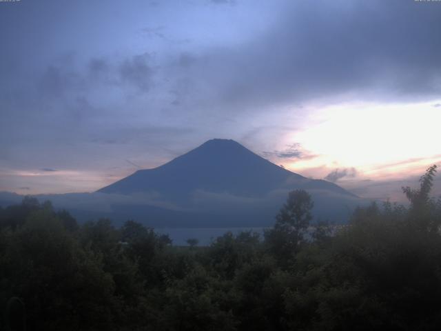 山中湖からの富士山